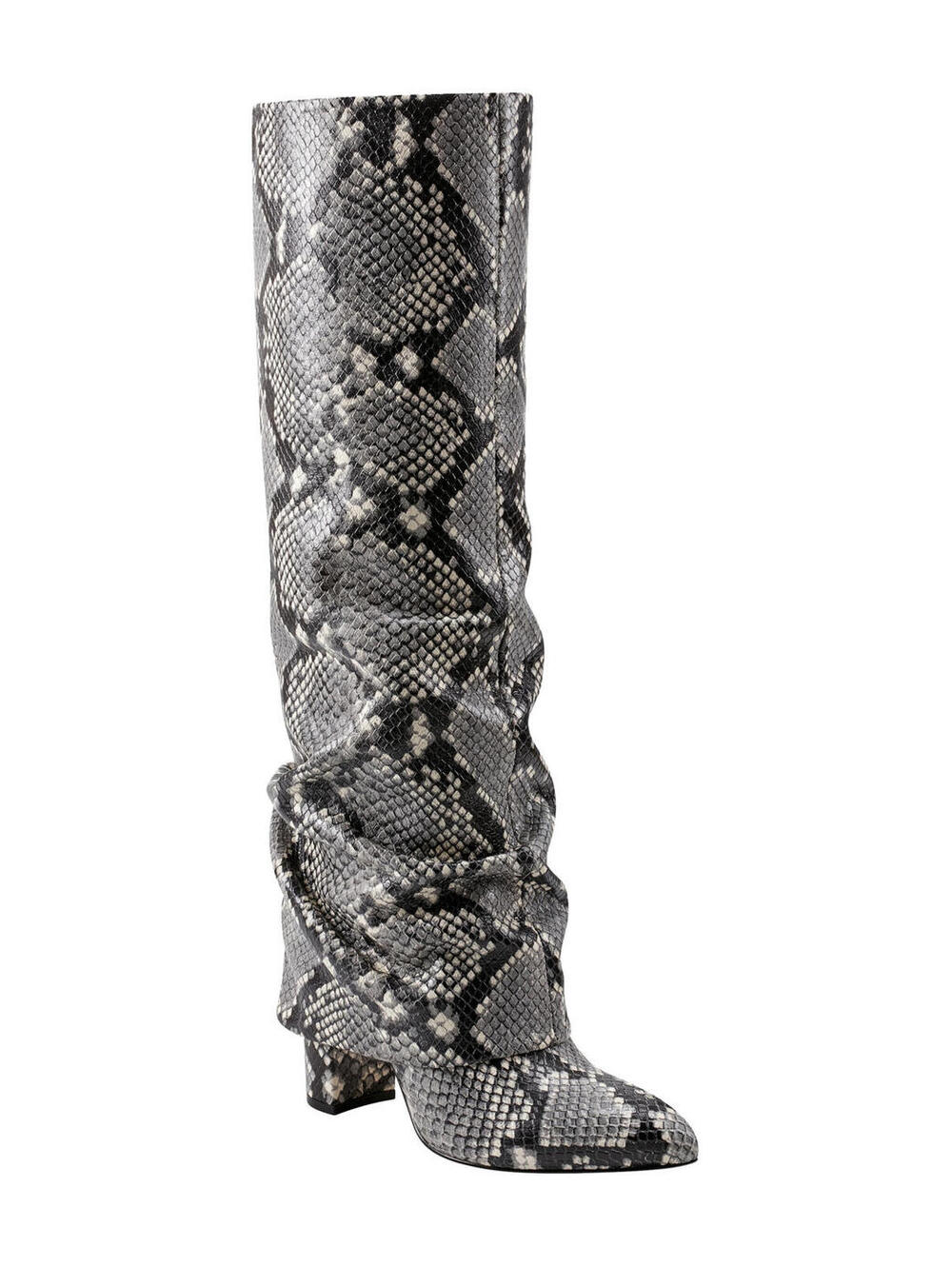 NWT! Marc Fisher LTD Lalita Foldover Shaft Pointed Toe Knee High Boot Size 6.5M